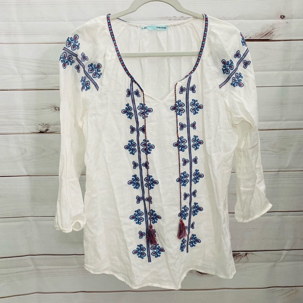 Maurices lightweight 3/4 sleeve blouse